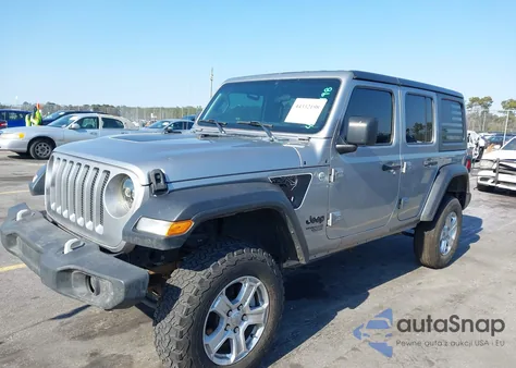 2020 Jeep Wrangler Unlimited Sport S 4X4 из США, поврежденный, VIN 1C4HJXDN3LW106460